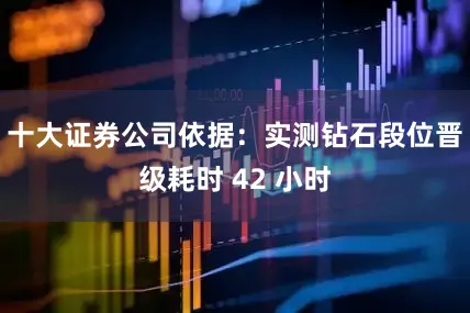 十大证券公司依据：实测钻石段位晋级耗时 42 小时